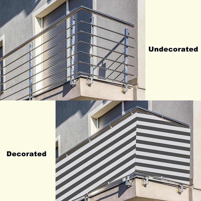 Fence Privacy Screen 2' x 16.4' UV Protection 96% Outdoor Dog Fence, Included - Image 8