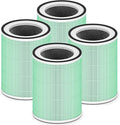 4 Pack Kilo True HEPA Pet Care Filter Replacement Compatible with Afloia Kilo, KILOPLUS, KILOPRO, MIRO, MIRO PRO and MORENTO MR-Kilo, Kalo Air Purifier, 360° 3-Stage Filtration, Green