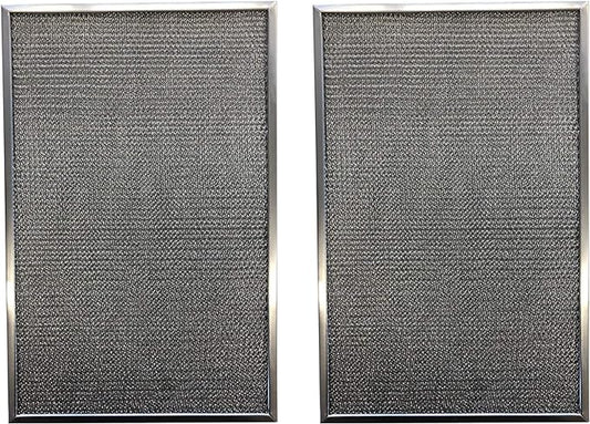 Replacement Aluminum Pre/Post Filter- 203373 9-7/8 X 19-13/16 X 3/8 2TSSS - Compatible with Honeywell Models F50E1083, F50E1091, F50E1182, F50E1190, F50E1315, F50E1223, F50A1124, (2-Pack)