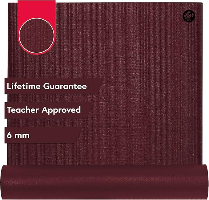 Manduka PRO Yoga Mat - 6mm | Lifetime Durability | Hygienic Construction | Premium Studio Quality | Teacher Approved-FlexoryFit
