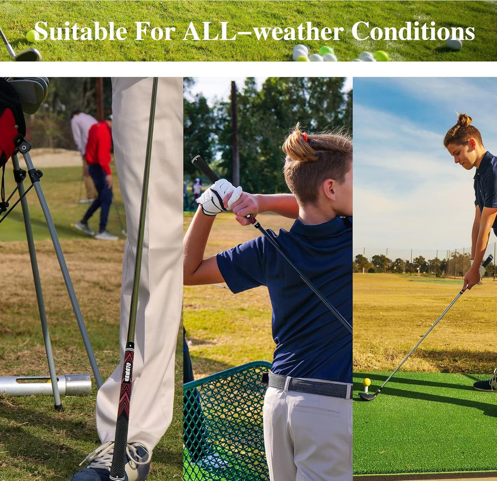 Yamato Innovative Golf Grips 13 Pack Midsize/Standardsize Golf Club Grips, All-Weather Firm Control And High Performance Grips Provides Superior Comfort And Responsiveness,4 colors Available