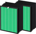 Airmega 150 Filter Replacement, Compatible with Coway Airmega 150 (AP-1019C) & Airmega 160 Air Purifiers, 2 True HEPA and 8 Enhanced Activated Carbon Filters, AP-1019C-FP
