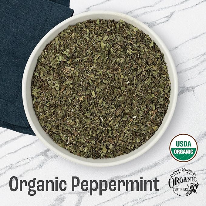 J Mac Botanicals Organic Peppermint Leaf Tea-FlexoryFit