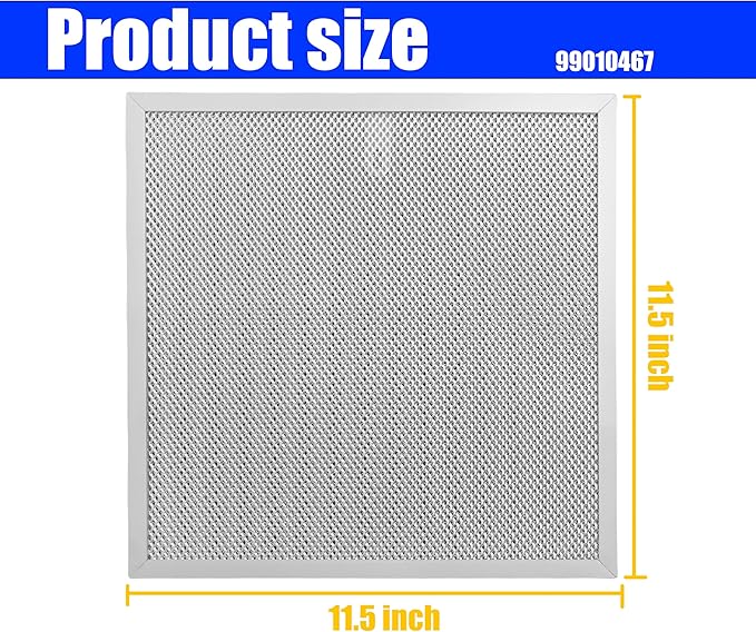 99010467 S99010467 Range Hood Filter 11-1/2 x 11-1/2 Compatible with Broan Range Hood Filter BXT1 Nutone AR1 Series 99010467 Aluminum Mesh Grease Filters for Easy Kitchen Maintenance（2 pack）