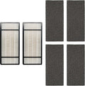 Fette Filter - Air Purifier Filter and Pre-Filter Compatible with Honeywell True HEPA Filter H HRF-H1, HRF-H2 & Filter B HRF-B1, HRF-B2 -(2 HEPA and 4 Pre-Filters)
