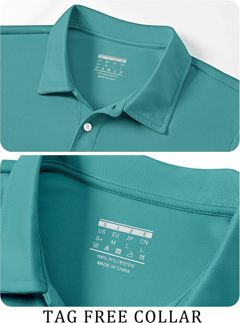 TACVASEN Mens Golf Shirt Dry Fit Mens Polo Shirts Short Sleeve Performance Golf Polos for Men with Collar Work Shirts