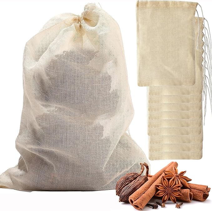 MyLifeUNIT Soup Bags, Soup Socks for Cooking, 8" x 10", Set of 10