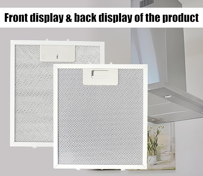 Range Hood Grease Filter Replacement S97018029 10.25x9x0.35Inch 5 Layer Mesh Hood Vent compatible with Broan B5 Series (2pack) replacement parts for range hoods