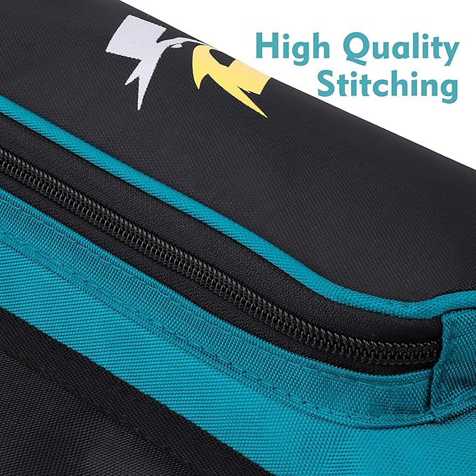 SUNYA Archery Hip Quiver for Arrows. Includes 3 Tubes Arrow Holder, Accessories Pockets and Waist Belt. Fit for Compound and Recurve Bow Practice.