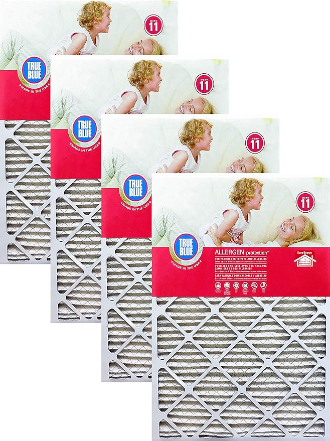 True Blue 320301.4 Allergen Air Filter, 4 Count (Pack of 1), White