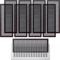 8 Pack Strong Magnetic Floor Vent Cover by YSSHUI