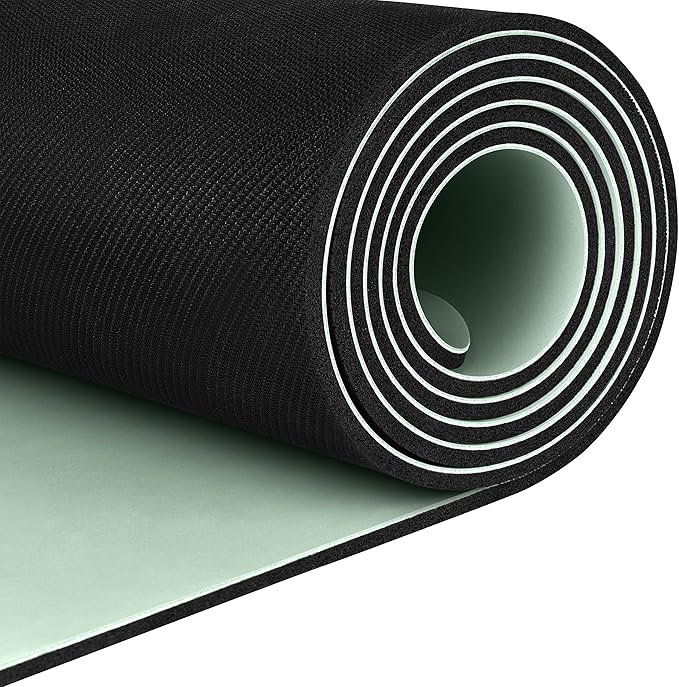 Retrospec Laguna 5mm Yoga Mat - Fitness Mat for Women, Men & Children, Slip-Resistant and Moisture Absorbing Exercise Mat for Home, Pilates, Yoga and Floor Workouts-FlexoryFit