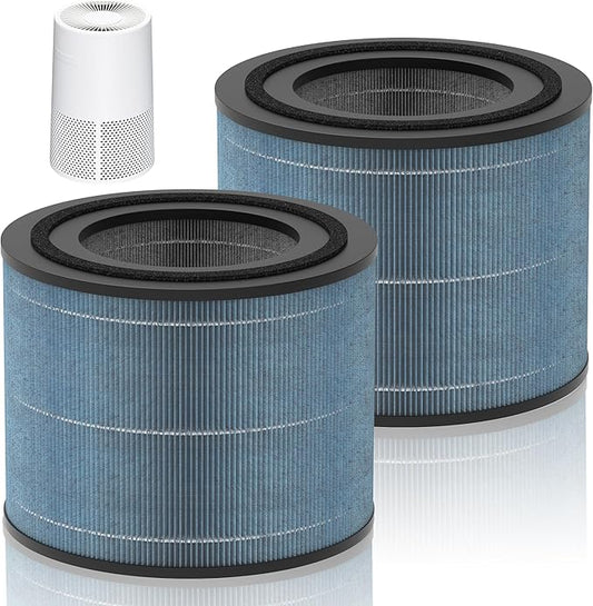 AC2224A Replacement Filter Compatible with Amazon Basics AC2224A Air Purifier, 3-in-1 Filtration System H13 True HEPA Filter with Activated Carbon Pet Care Filter, #2224RF 2Pack
