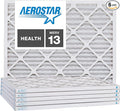 Aerostar 8x20x1 MERV 13, Pleated Air Filter, Box of 6, Made in the USA by AirFiltersDelivered