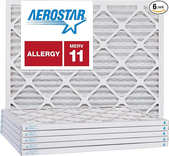 Aerostar Air Filters 20x26x1 MERV 11, Healthier Air by AirFiltersDelivered