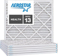 Aerostar 10x10x1 MERV 13, Pleated Air Filter, 10x10x1, Box of 4, Made in the USA