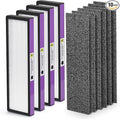 FLT4850PT HEPA Filter B Replacement Compatible with Guardian Technologies Filter B for Models AC4850PT, AC4825, AC4300BPTCA, CDAP4500BCA, AC4820, AC4900 and More, 4x H13 HEPA + 6x Pre-Filters
