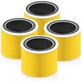 Core 200S Pet Care Replacement Filter Compatible with LEVOIT Core 200S and LEVOIT Core 200S Smart WiFi Air Purifier, 3-in-1 H13 True HEPA Activated Carbon Filter, Core 200S-RF, Yellow, 4 Pack