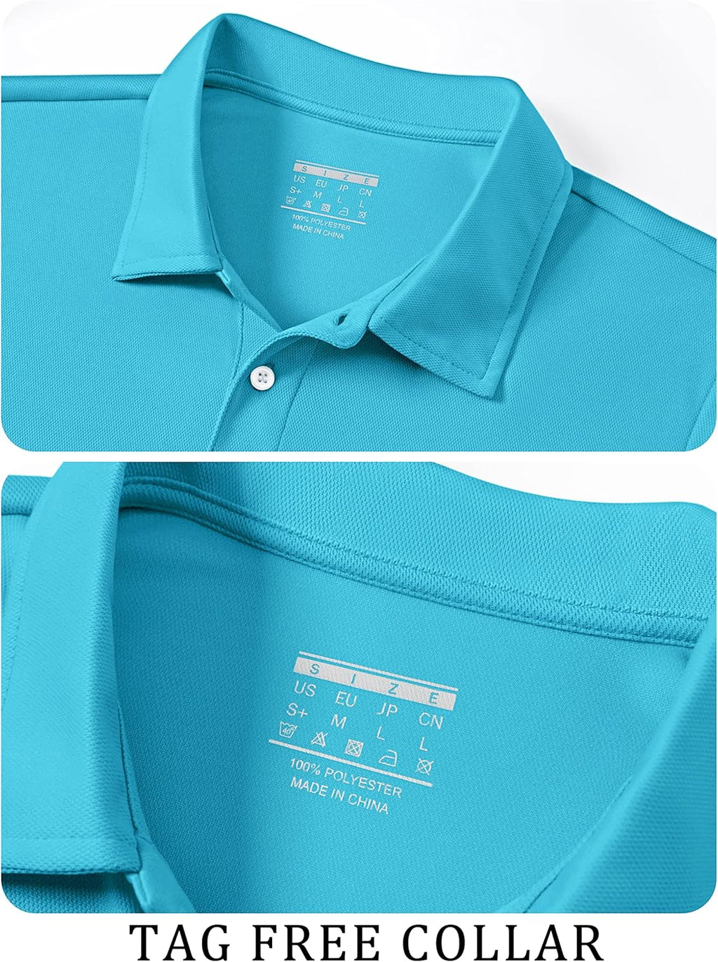 TACVASEN Mens Golf Shirt Dry Fit Mens Polo Shirts Short Sleeve Performance Golf Polos for Men with Collar Work Shirts