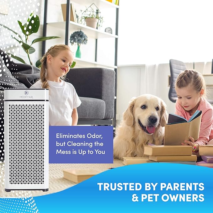 Veva HEPA Filter Replacements Compatible with Medify MA-40 Home Air Purifier - Captures 99.97% of Particles, 3-in-1 Replacement Filters, Honeycomb Carbon, Charcoal Activated Cleaner