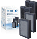 Fette Filter - LV-H128 Replacement Filter Compatible with LEVOIT LV-H128-RF/Valkia PU-P02 / PUURVSAS HM669A / ROVACS RV60 Air Purifier Models Part # LV-H128-RF 4QTY