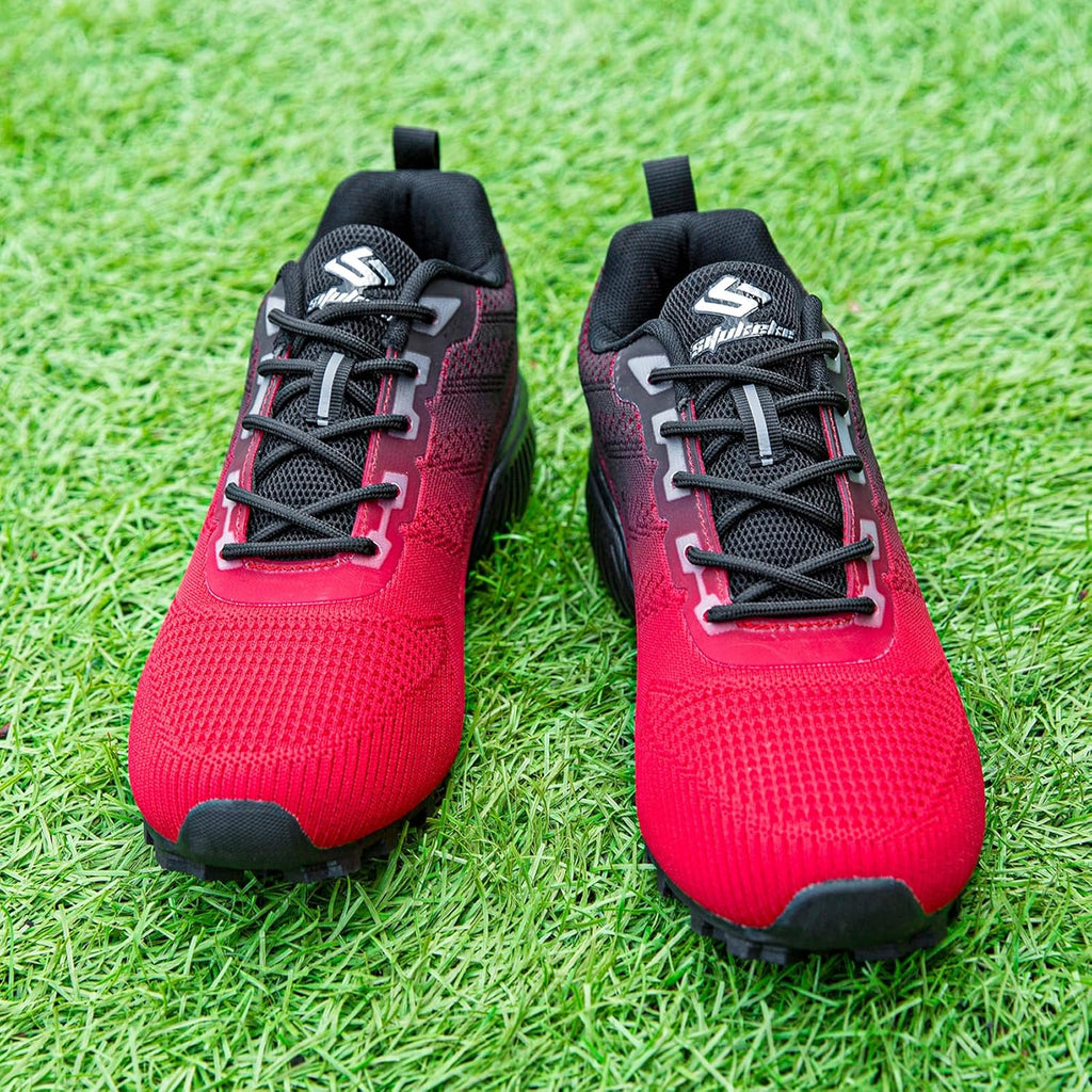 Men's Trail Running Shoes Lightweight Breathable Walking Hiking Sneakers Outdoor Athletic Tennis Cross Training Shoes