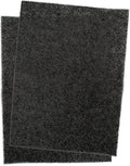 CFS – Pack of 2, Premium Carbon Pre-Filter for Air Cleaner Compatible with HAPF220, RLHAPF220 Models – Fresh & Filtered Air for Indoor and Home – Carbon Air Filter Sheet – 4-1/2" x 8" – Black