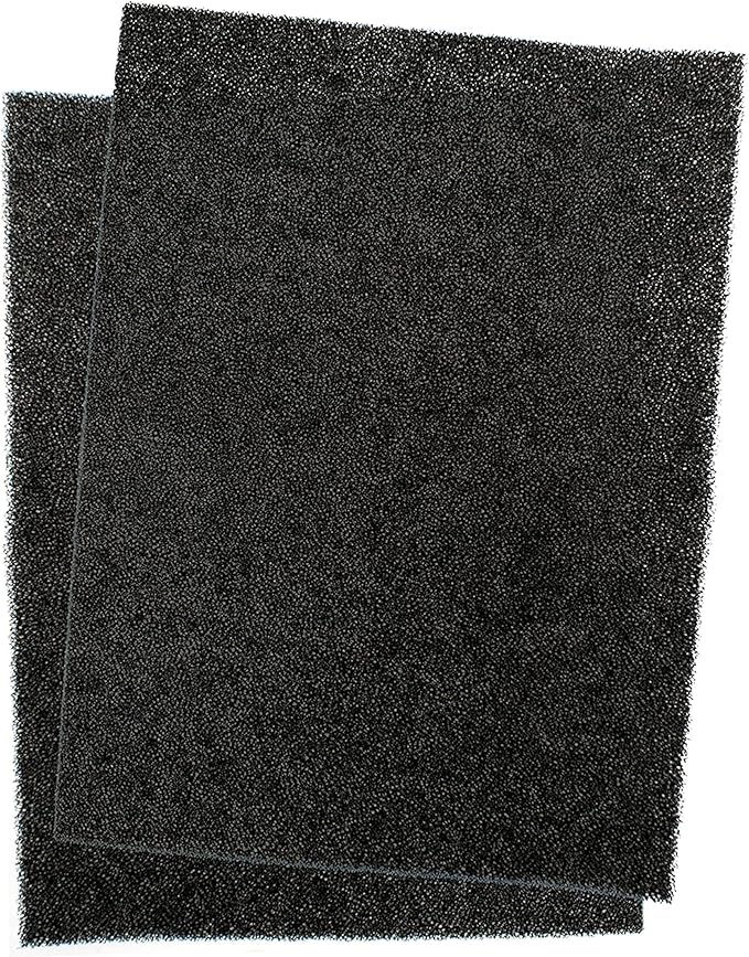 CFS – Pack of 2, Premium Carbon Pre-Filter for Air Cleaner Compatible with HAPF220, RLHAPF220 Models – Fresh & Filtered Air for Indoor and Home – Carbon Air Filter Sheet – 4-1/2" x 8" – Black