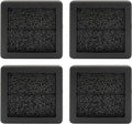 Fette Filter - True HEPA Air Purifier Filters with Activated Carbon Filters Compatible for Potulas Compact Desktop Air Purifier - Pack of 4