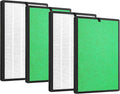 Nispira 3-in-1 True HEPA Filter Replacement Compatible with Airthereal Pure Morning APH260 Air Purifier. 4 Packs