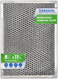 Bagean Stove Hood Vent Filter 8.50" x 11.25" LL62F Charcoal Grease Combo - Fits Ductless Broan Range Hood Filter Replacement - Metal Screen Filters Grease and Carbon Freshen Kitchen Stove Air (1-Pk)