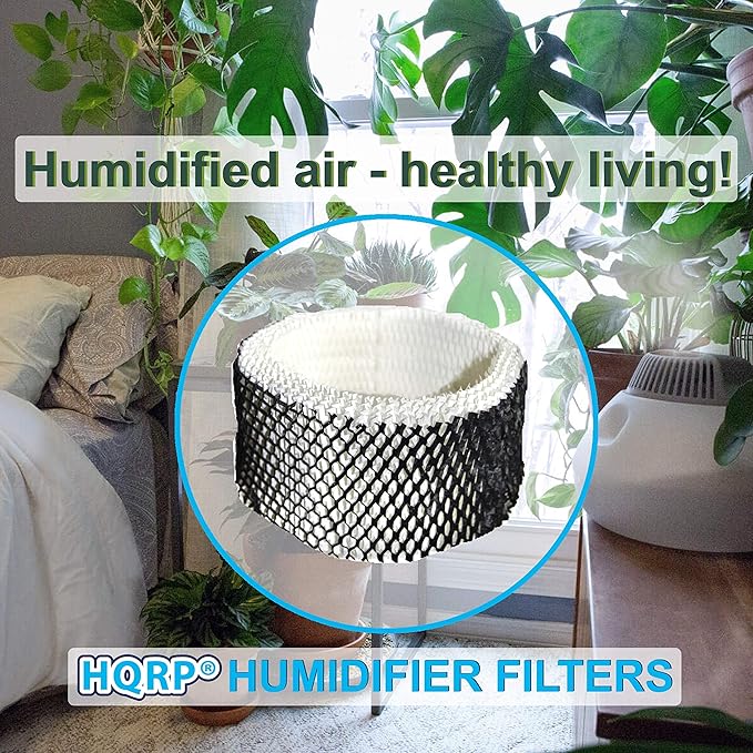 HQRP HWF62 Humidifier Wick Filter A for Holmes HWF62CS HM1100 HM1450 HM1300 HM1600 HM1760 HM1761 HM1700 HM1701 HM5100 HM1910 HM1740 Models Replacement