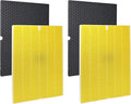 Fette Filter - 116131 H13 True HEPA Replacement Filter I Compatible with Winix Filter I for C555 Air Cleaner Includes 2 HEPA Filters + 2 Washable Enhanced Activated Carbon # 116131