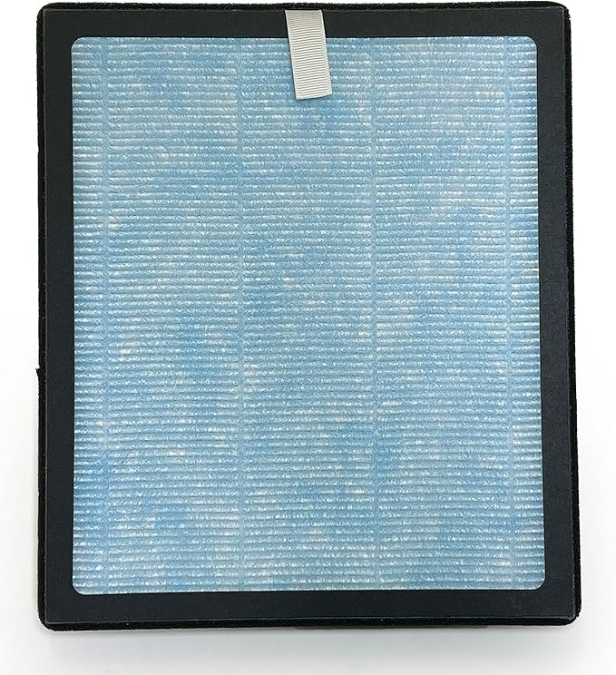 Nispira 3-in-1 HEPA with Carbon Original Blue Filter Replacement For YIOU R1 Air Purifier, 2 Packs