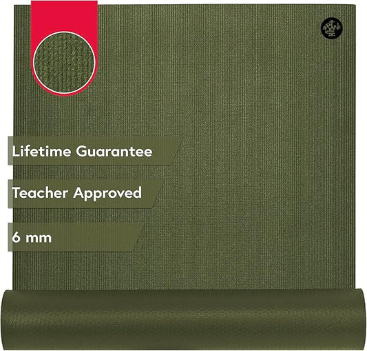 Manduka PRO Yoga Mat - 6mm | Lifetime Durability | Hygienic Construction | Premium Studio Quality | Teacher Approved-FlexoryFit