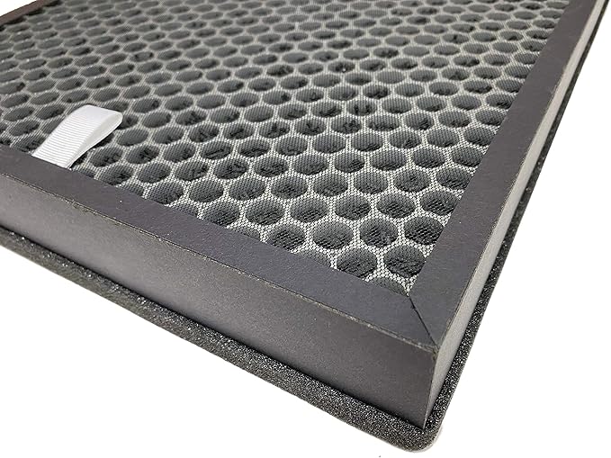 2 Packs Nispira True HEPA Carbon Filter Replacement Compatible with Coway Airmega Max2 400S 400 Air Purifier. 10.88" x 1.75" x 14.25".