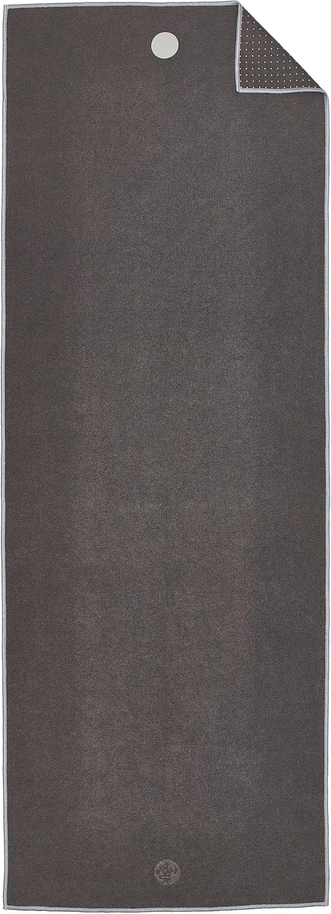 Manduka Yogitoes Yoga Towel – Rubber Grip Dots Non-Slip Bottom, Quick Dry Fitness Towel for Hot Yoga, Pilates, Exercise-FlexoryFit
