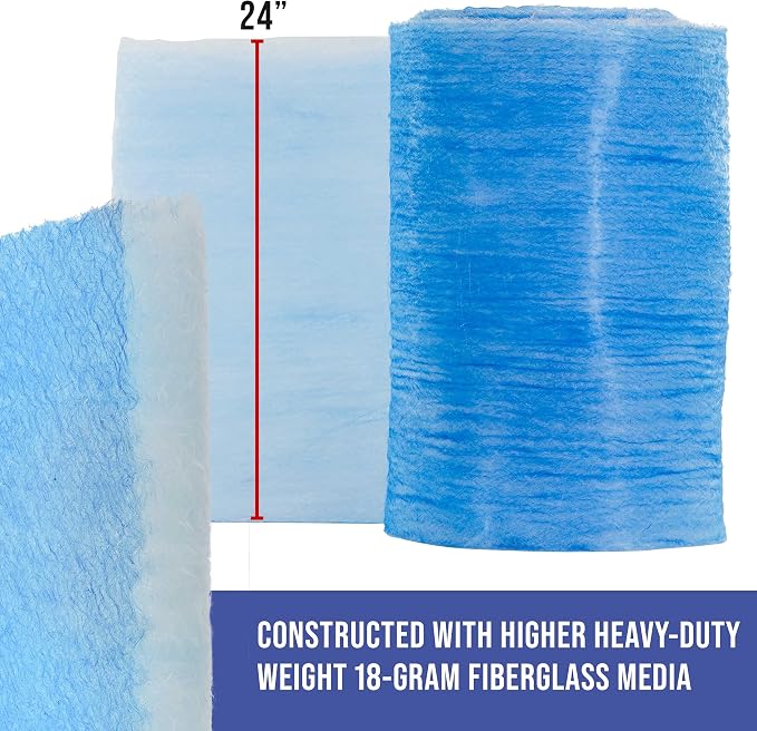 Master Airbrush Elite Paint Spray Booth Exhaust Filter Roll 24" x 300' - Image 3