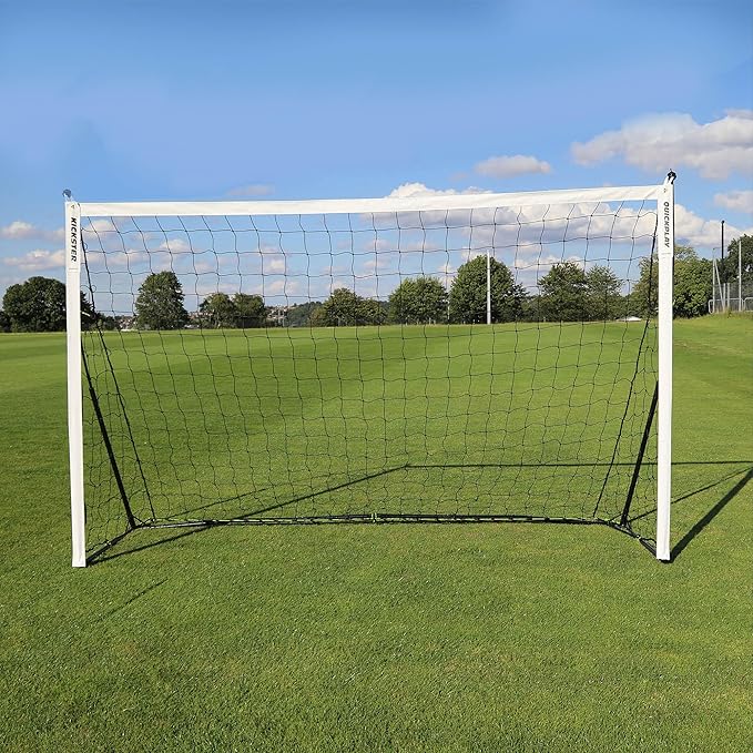 QUICKPLAY Kickster Soccer Goal Range – Ultra Portable | Quick and Easy Set Up | Includes Net and Carry Bag | Available in 7 Sizes | Backyard Soccer Net for Kids & Adults [Single Goal]