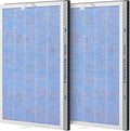 2 PACK MSA3/MSA3S HEPA Replacement Filter Compatible by JORAIR