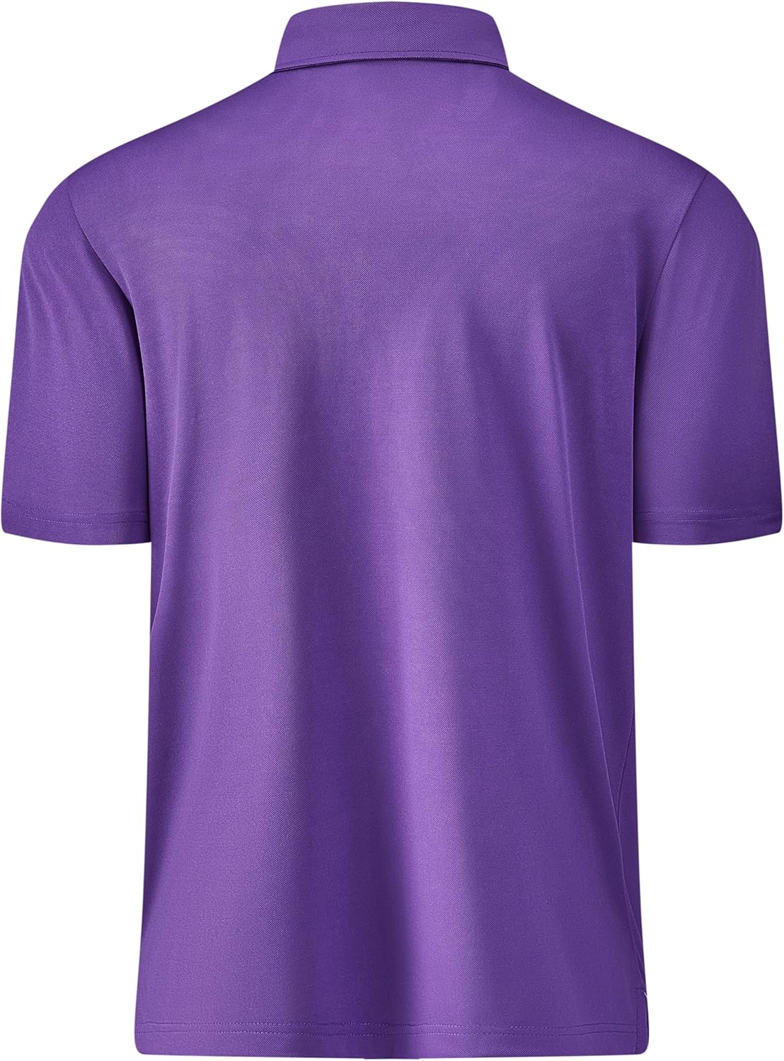 Mens Golf Shirt Short Sleeve Moisture Wicking Dry Fit Performance Solid Casual Pique Collared Golf Polo Shirts for Men