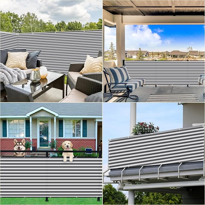 Privacy Fence 2' x 13.1' UV-Resistant Visibility Reduction Privacy Screen - Image 7