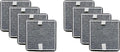 Nispira FRF105 Filter Replacement for Febreze FHT150W OdorGrab Portable Air Cleaner Odor Reducer, HEPA Carbon 8 Packs
