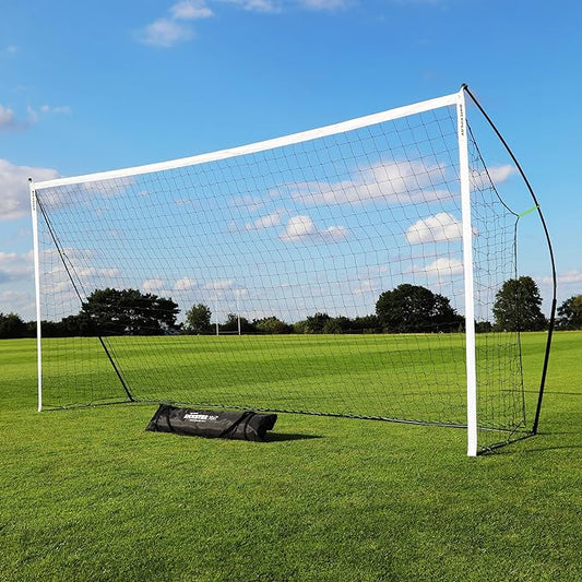 QUICKPLAY Kickster Soccer Goal Range – Ultra Portable | Quick and Easy Set Up | Includes Net and Carry Bag | Available in 7 Sizes | Backyard Soccer Net for Kids & Adults [Single Goal]