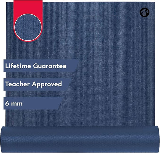 Manduka PRO Yoga Mat - 6mm | Lifetime Durability | Hygienic Construction | Premium Studio Quality | Teacher Approved-FlexoryFit
