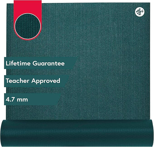 Manduka PROlite Yoga Mat 71" - 4.7mm | Lifetime Durability | Hygienic Construction | Teacher Approved | 71 x 24 inches-FlexoryFit