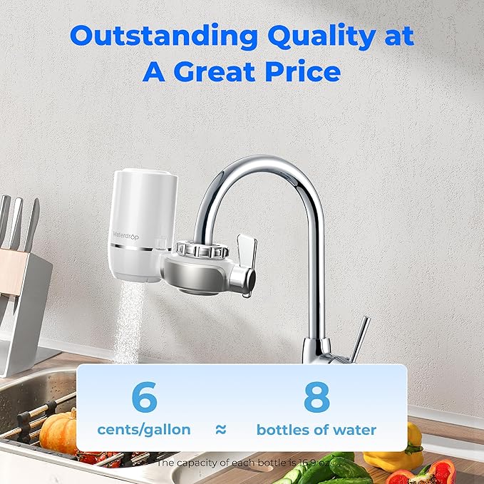 Waterdrop FC-01 Water Filter for Sink Faucet, NSF Certified Water Purifier - Image 8