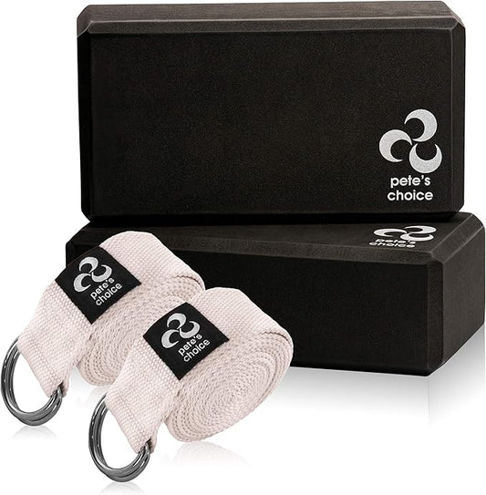 2-PACK or 5-PACK Yoga Exercise Adjustable Straps 8Ft | BONUS eBook | with Durable D-Ring For Pilates & Gym Workouts | Hold Poses, Stretch, Improve Flexibility & Maintain Balance-FlexoryFit