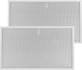 2PCS W11177751 Range Hood Grease Filter Fit for Whirlpool,Replaces Part Numbers,W10834041, W11176974, 4547137,W10419114, AP6285612, PS12348521, EAP12348521（17.24x11.18x0.35inch）