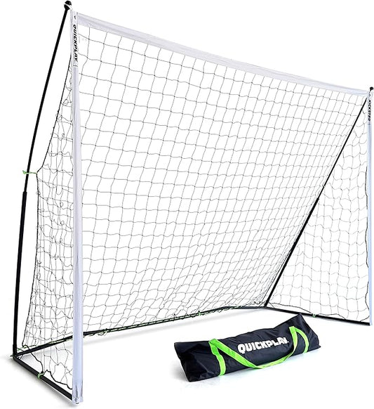 QUICKPLAY Kickster Soccer Goal Range – Ultra Portable | Quick and Easy Set Up | Includes Net and Carry Bag | Available in 7 Sizes | Backyard Soccer Net for Kids & Adults [Single Goal]